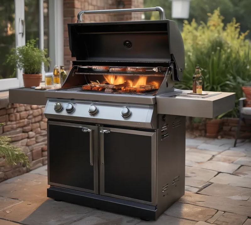 Grill cleaning example